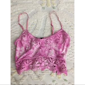 Pink Crop Top